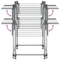 Stendibiancheria 107x107x120 cm in Alluminio