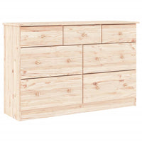 Cassettiera ALTA 112x35x73 cm in Legno Massello di Pino 353919