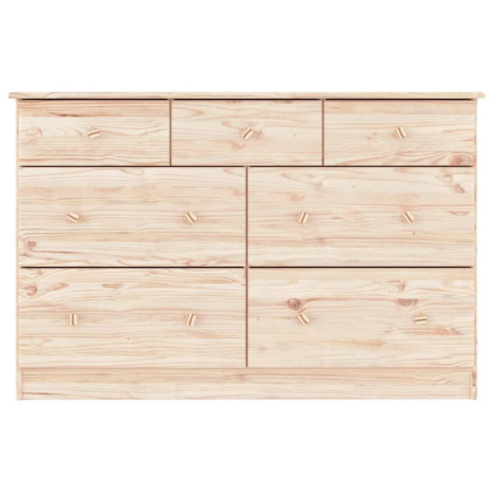 Cassettiera ALTA 112x35x73 cm in Legno Massello di Pino 353919
