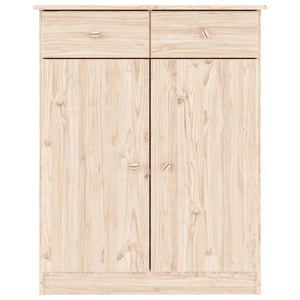 Scarpiera scarpiera mobile portaoggetti ingresso corridoio soggiorno ALTA 77 x 35 x 96 cm legno massello di pino marrone 02_0021399