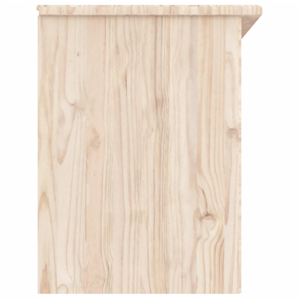 Panca Porta Scarpe ALTA 100x35x45 cm in Legno Massello di Pino 353931