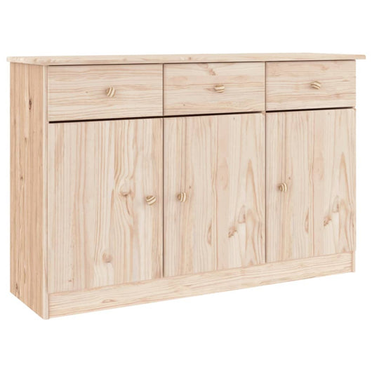 Credenza-Buffet-Armadio da cucina ALTA 112x35x73 cm in Legno Massello di Pino