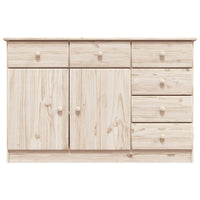Credenza ALTA 112x35x73 cm in Legno Massello di Pino 353939