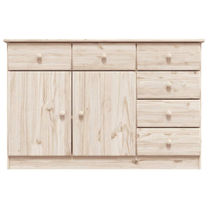 Credenza ALTA 112x35x73 cm in Legno Massello di Pino 353939