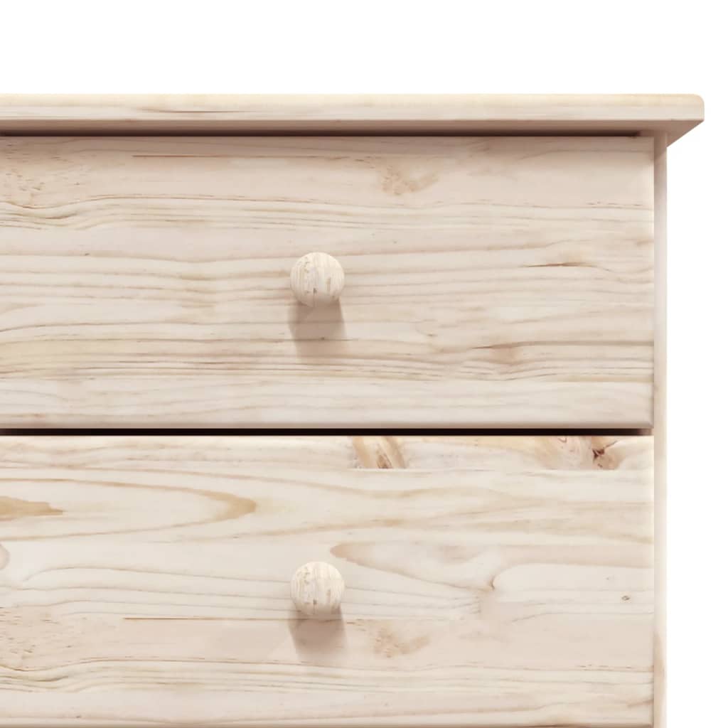 Credenza ALTA 112x35x73 cm in Legno Massello di Pino 353939