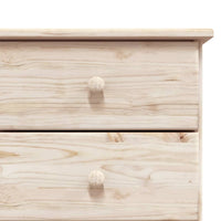 Credenza ALTA 112x35x73 cm in Legno Massello di Pino 353939