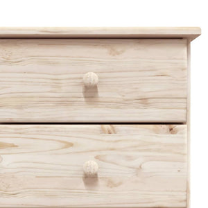 Credenza ALTA 112x35x73 cm in Legno Massello di Pino 353939