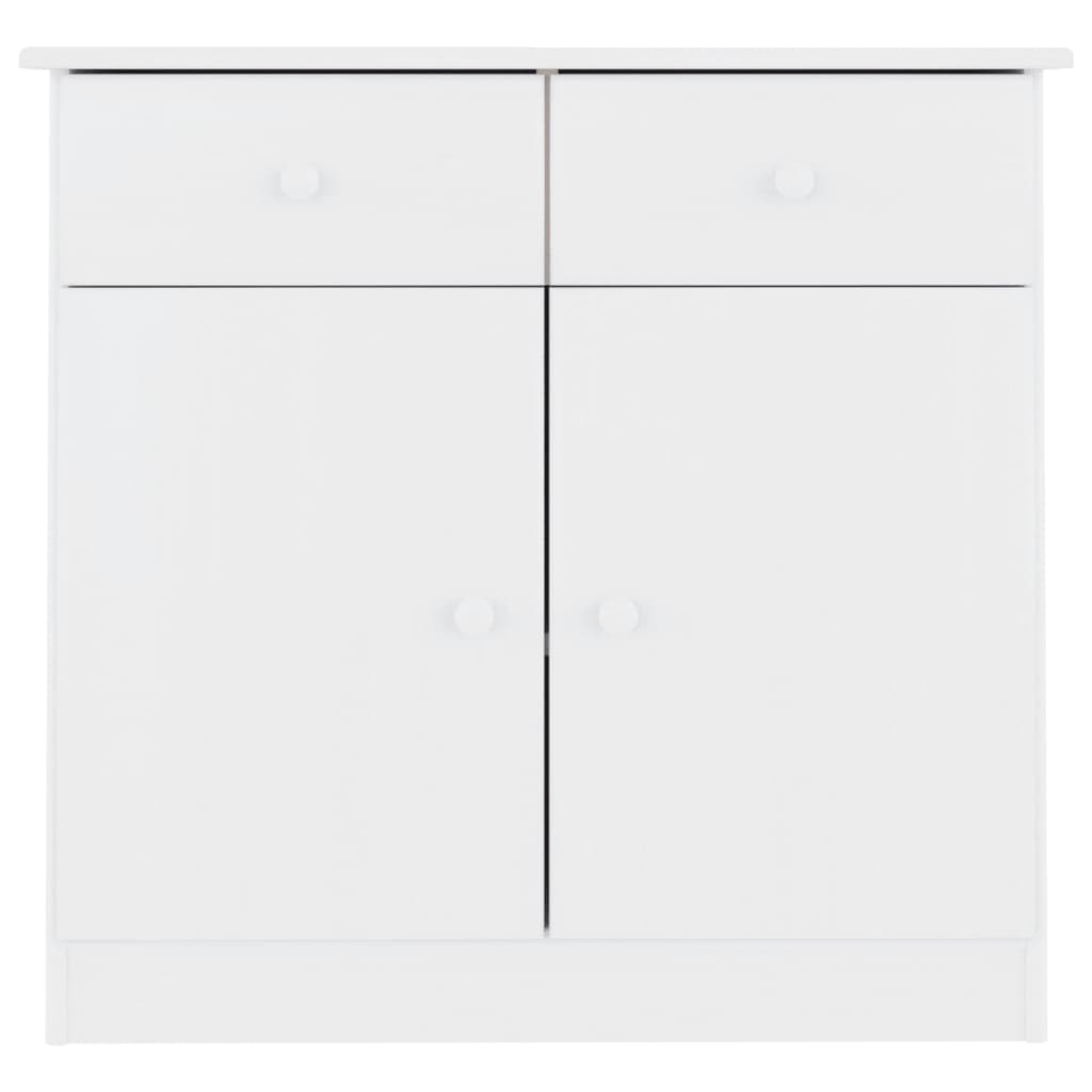 Credenza ALTA Bianca 77x35x73 cm in Legno Massello di Pinocod mxl 129191