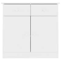 Credenza ALTA Bianca 77x35x73 cm in Legno Massello di Pinocod mxl 129191