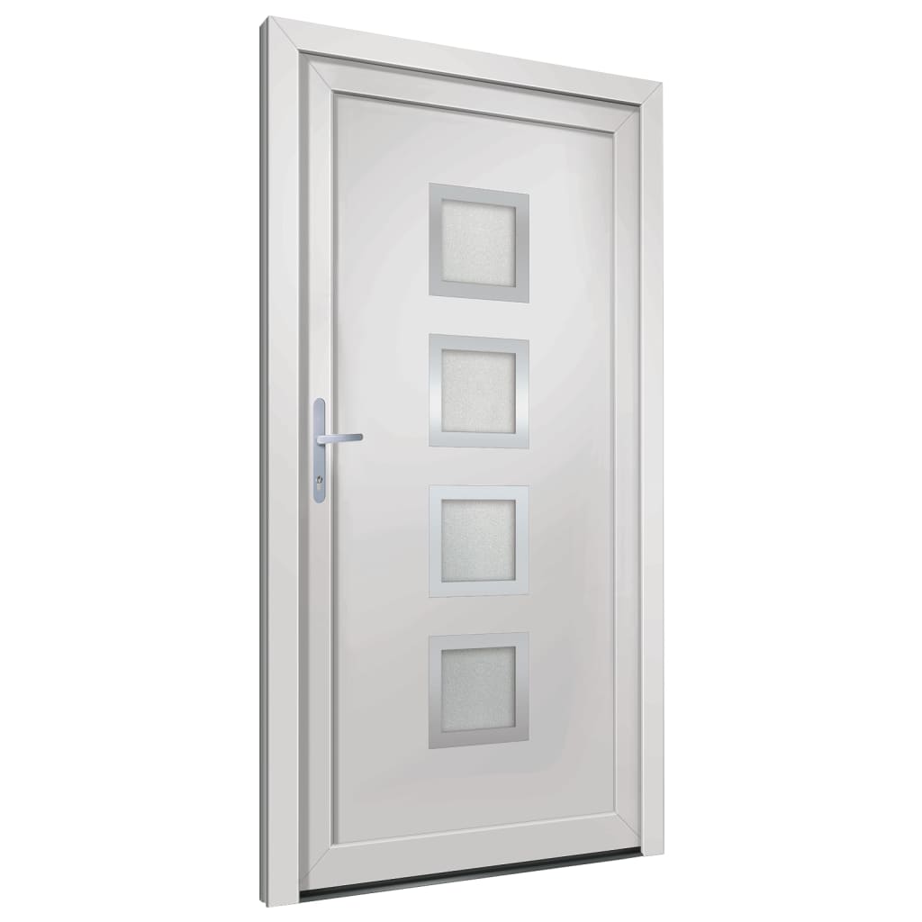 Porta Ingresso Bianca 98x190 cm in PVC 3187838