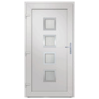 Porta Ingresso Bianca 98x190 cm in PVC 3187838