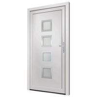 Porta Ingresso Bianca 98x208 cm in PVC 3187846