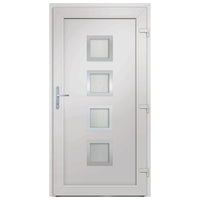 Porta Ingresso Bianca 108x200 cm in PVC 3187847