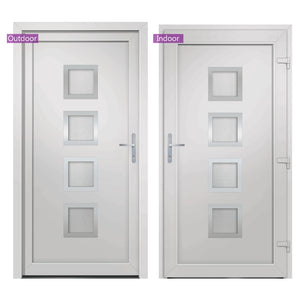 Porta Ingresso Bianca 108x208 cm in PVC 3187848