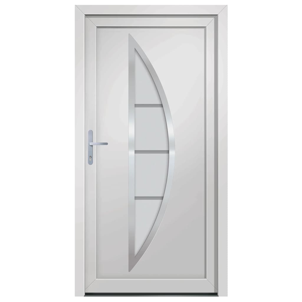 Porta Ingresso Bianca 98x190 cm in PVC 3187862