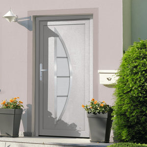 Porta Ingresso Bianca 98x190 cm in PVC 3187862