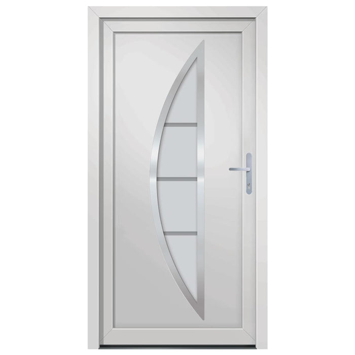 Porta Ingresso Bianca 98x208 cm in PVC 3187870