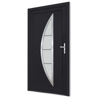 Porta Ingresso Antracite 98x190 cm in PVC 3187880