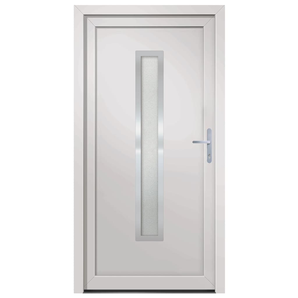 Porta Ingresso Bianca 98x190 cm in PVC 3187892