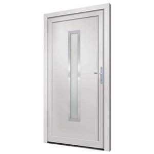 Porta Ingresso Bianca 98x200 cm in PVC 3187893