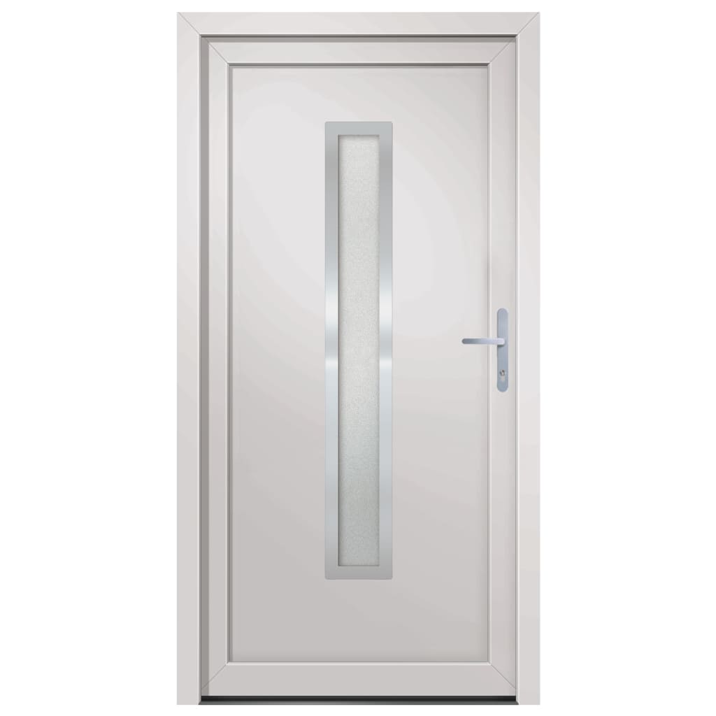 Porta Ingresso Bianca 98x208 cm in PVC 3187894