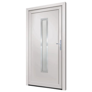 Porta Ingresso Bianca 108x208 cm in PVC 3187896