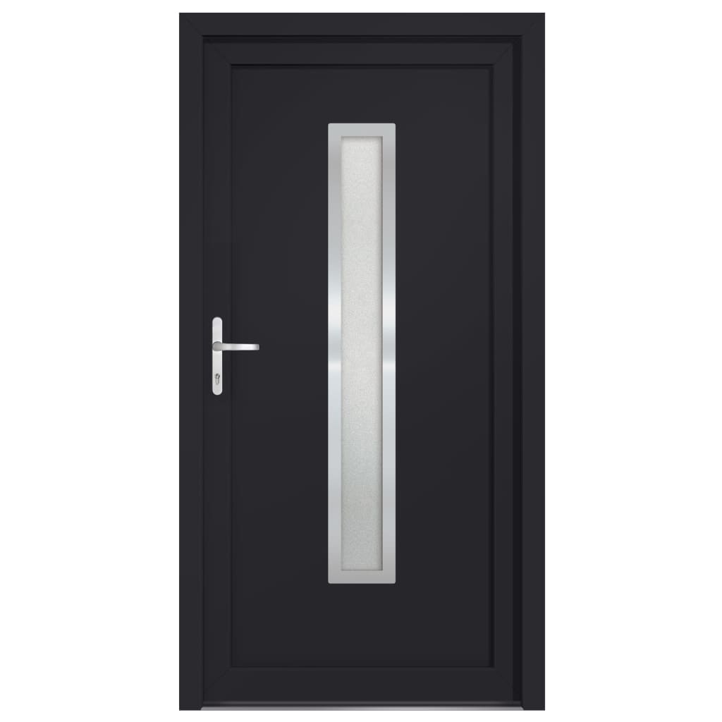 Porta Ingresso Antracite 98x190 cm in PVCcod mxl 93489