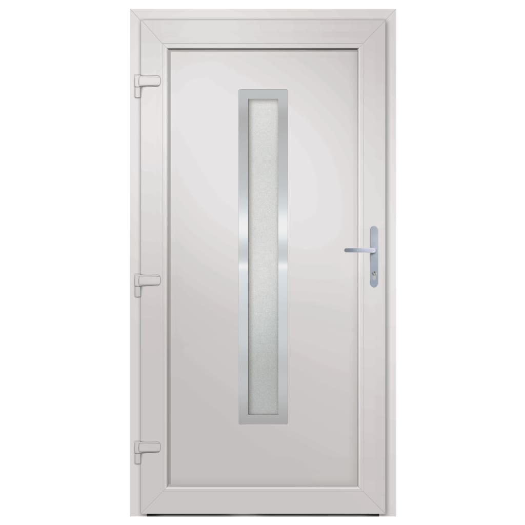 Porta Ingresso Antracite 98x200 cm in PVC 3187899