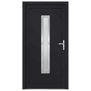 Porta Ingresso Antracite 98x208 cm in PVC 3187906