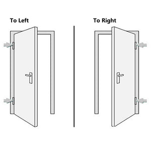 Porta Ingresso Bianca 88x190 cm in PVC 3187909