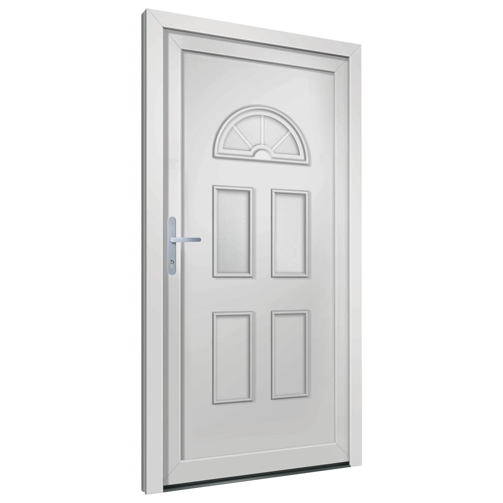 Porta Ingresso Bianca 88x208 cm in PVC 3187912