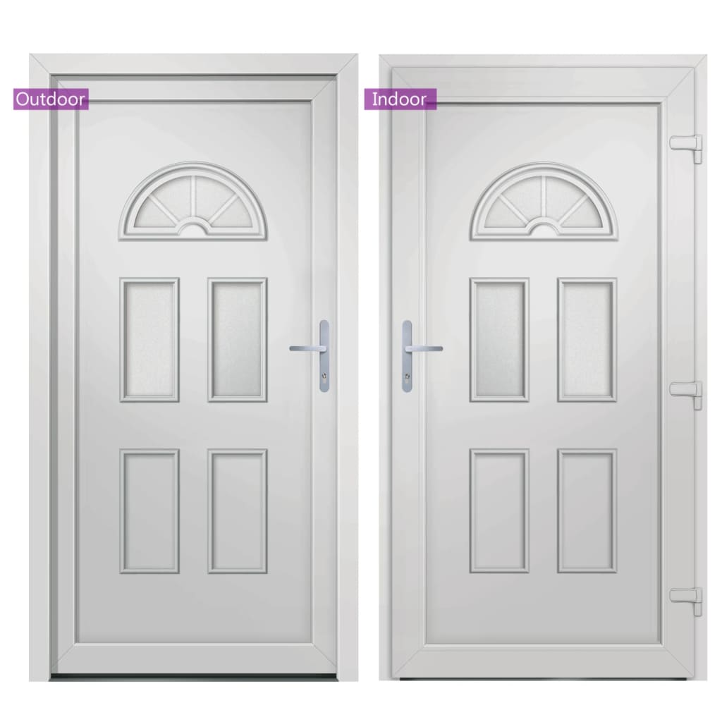 Porta Ingresso Bianca 98x208 cm in PVC 3187919