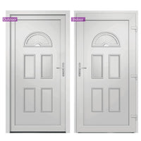 Porta Ingresso Bianca 110x210 cm in PVC 3187920