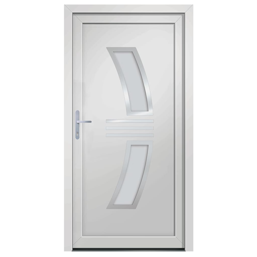 Porta Ingresso Bianca 108x208 cm in PVC 3187925