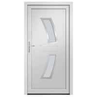 Porta Ingresso Bianca 108x208 cm in PVC 3187925