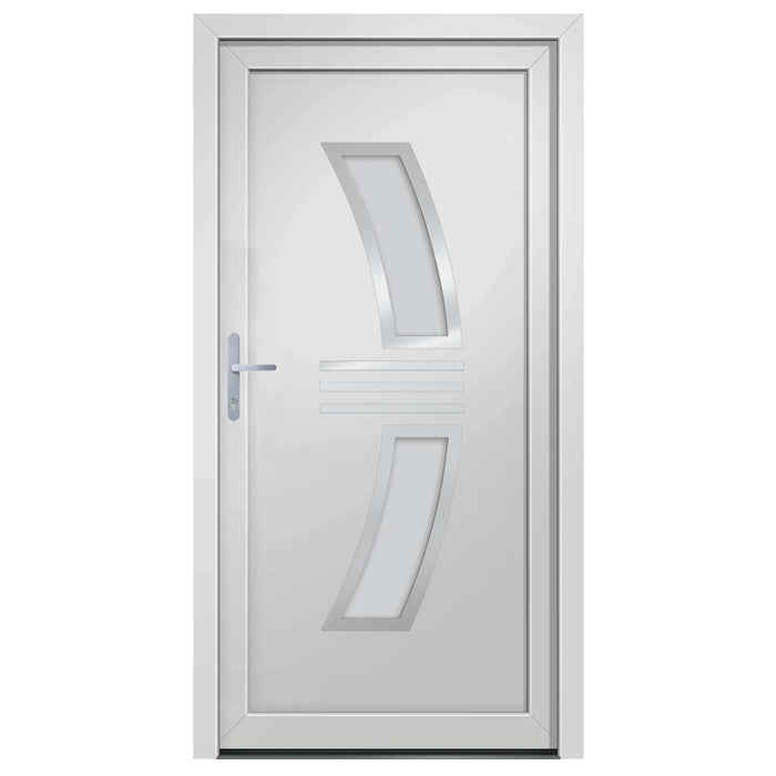 Porta Ingresso Bianca 108x208 cm in PVC 3187925