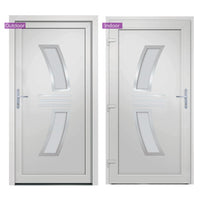 Porta Ingresso Bianca 108x208 cm in PVC 3187925