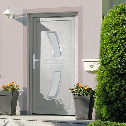 Porta Ingresso Bianca 108x208 cm in PVC 3187925