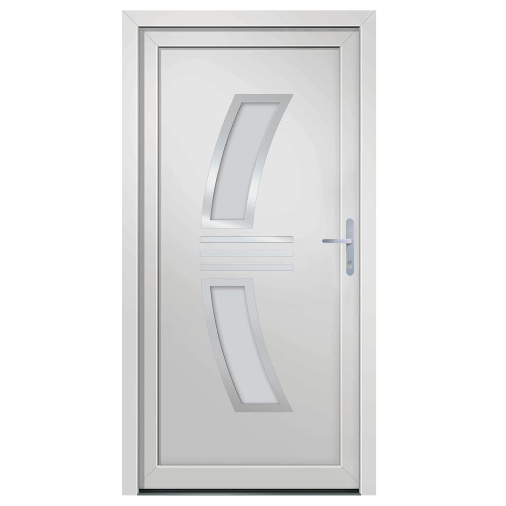 Porta Ingresso Bianca 98x200 cm in PVC 3187927
