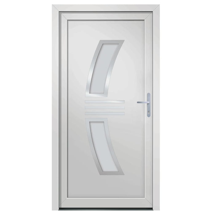 Porta Ingresso Bianca 98x200 cm in PVC 3187927