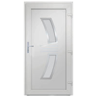 Porta Ingresso Bianca 98x200 cm in PVC 3187927