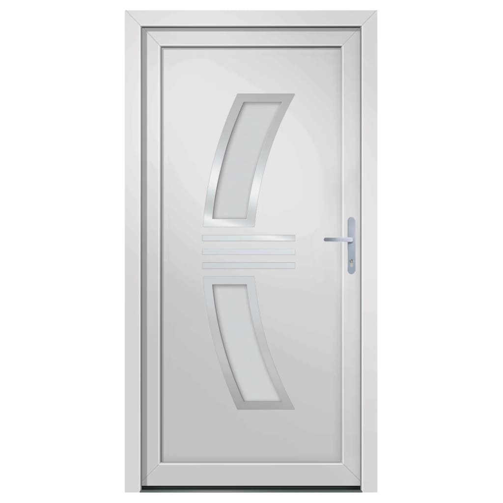 Porta Ingresso Bianca 108x208 cm in PVC 3187930