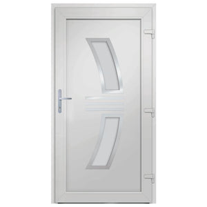 Porta Ingresso Bianca 108x208 cm in PVC 3187930