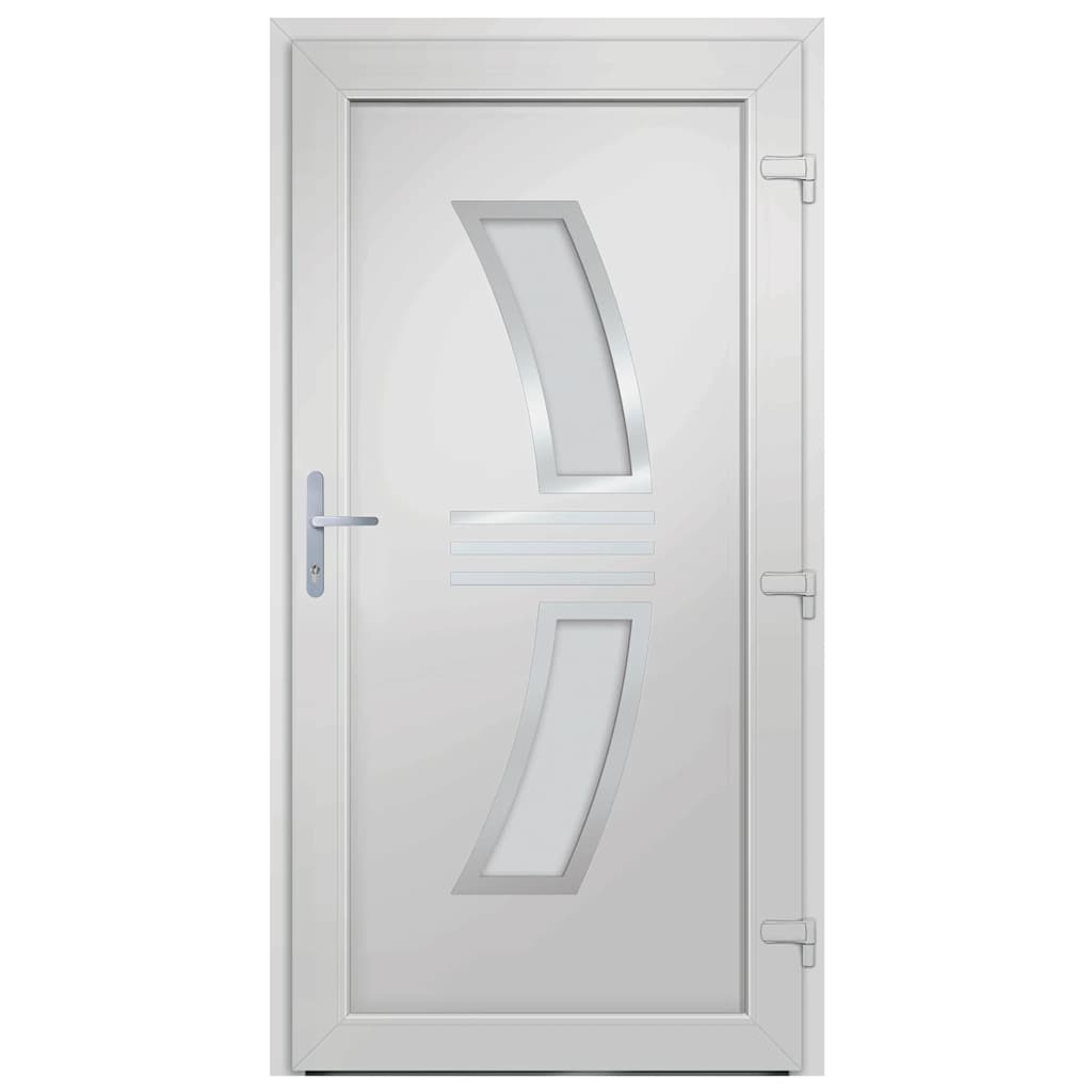 Porta Ingresso Antracite 88x200 cm in PVC 3187936