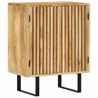 Credenza con 2 Ante 55x35x70 cm in Legno Massello di Mangocod mxl 102256