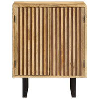 Credenza con 2 Ante 55x35x70 cm in Legno Massello di Mango 354983