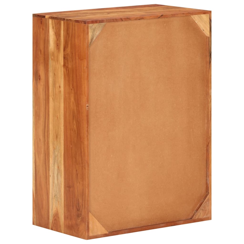 Credenza-Buffet-Armadio da cucina 55x33x75 cm in Legno Massello di Acacia 496211