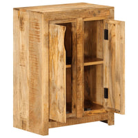 Buffet credenza cassettiera armadio mobile contenitore organizer per cucina soggiorno salotto 55 x 33 x 75 cm legno massello di mango marrone 02_0029589