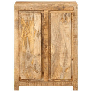 Buffet credenza cassettiera armadio mobile contenitore organizer per cucina soggiorno salotto 55 x 33 x 75 cm legno massello di mango marrone 02_0029589