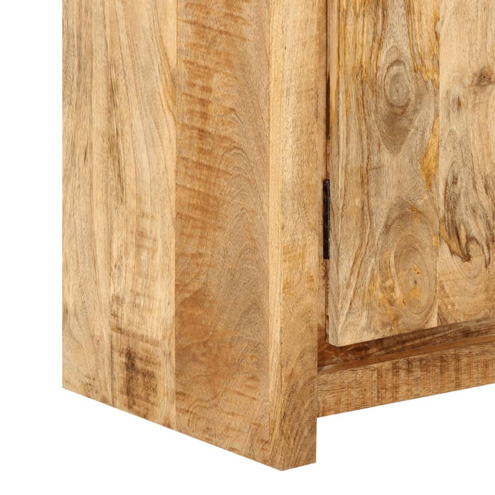 Buffet credenza cassettiera armadio mobile contenitore organizer per cucina soggiorno salotto 55 x 33 x 75 cm legno massello di mango marrone 02_0029589
